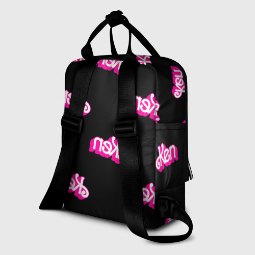 Женский рюкзак 3D Логотип Кен - патерн - фото 5