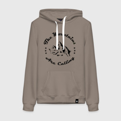 Женская толстовка хлопок Горы зовут - The mountains are calling