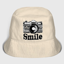 Детская панама хлопок Smile camera