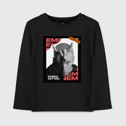 Детский лонгслив хлопок Rap god