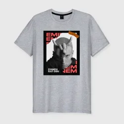 Мужская футболка хлопок Slim Rap god