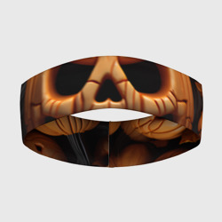 Повязка на голову 3D Pumpkin Halloween skull