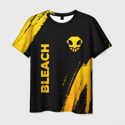 Bleach - gold gradient: надпись, символ – Мужская футболка 3D с принтом купить со скидкой в -26%