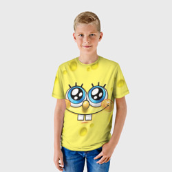 Детская футболка 3D Губка Боб Смайл - фото 2