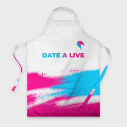 Фартук 3D Date A Live neon gradient style: символ сверху