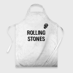 Фартук 3D Rolling Stones glitch на светлом фоне: символ сверху