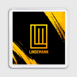 Магнит 55*55 Lindemann - gold gradient