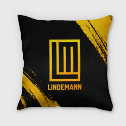 Подушка 3D Lindemann - gold gradient