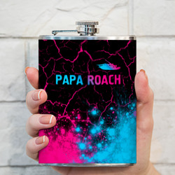 Фляга Papa Roach - neon gradient: символ сверху - фото 2