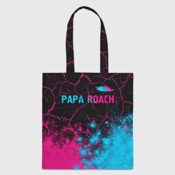 Шоппер 3D Papa Roach - neon gradient: символ сверху