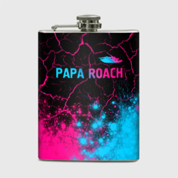 Фляга Papa Roach - neon gradient: символ сверху
