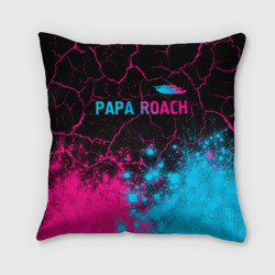 Подушка 3D Papa Roach - neon gradient: символ сверху