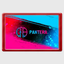 Магнит 45*70 Pantera - neon gradient: надпись и символ