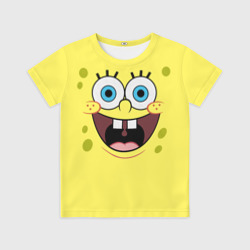 Детская футболка 3D Губка Спанч Боб