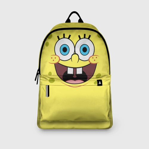 Рюкзак 3D с принтом Губка Спанч Боб, вид сбоку #3