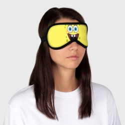 Маска для сна 3D Губка Спанч Боб - фото 2