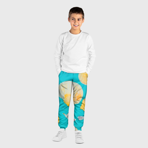 Детские брюки 3D Лето, ракушки, цвет 3D печать - фото 4