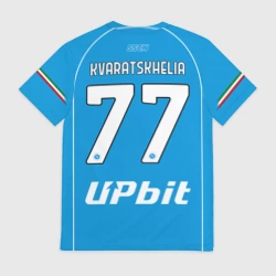 Мужская футболка 3D Хвича Кварацхелия Наполи форма 23-24 домашняя