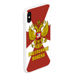 Чехол для iPhone XS Max матовый Внутренние Войска - герб - фото 2