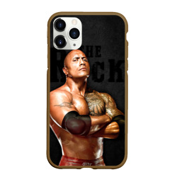 Чехол для iPhone 11 Pro Max матовый Dwayne - Johnson