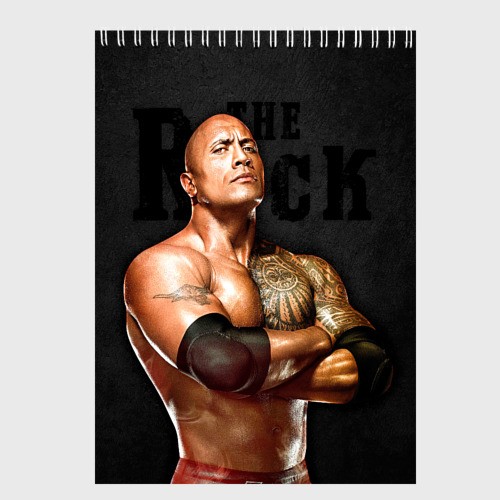 Скетчбук Dwayne - Johnson, цвет белый