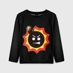 Детский лонгслив 3D Serious Sam logo