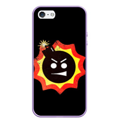 Чехол для iPhone 5/5S матовый Serious Sam logo