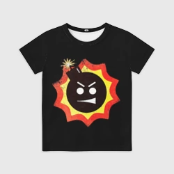Детская футболка 3D Serious Sam logo