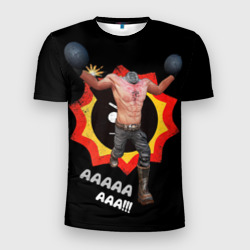 Мужская футболка 3D Slim Serious Sam - kamikaze