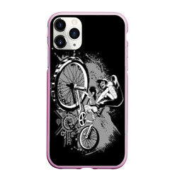 Чехол для iPhone 11 Pro Max матовый Bmx jump rider