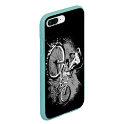 Чехол для iPhone 7Plus/8 Plus матовый Bmx jump rider - фото 2