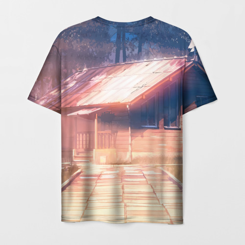 Мужская футболка 3D Лена горничная - Бесконечное лето, цвет 3D печать - фото 2
