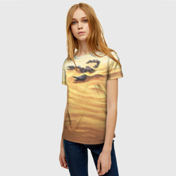 Женская футболка 3D Жало скорпиона - фото 2
