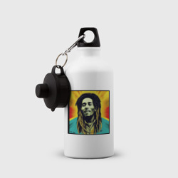 Бутылка спортивная Классический граффити арт Боб Марли - фото 2