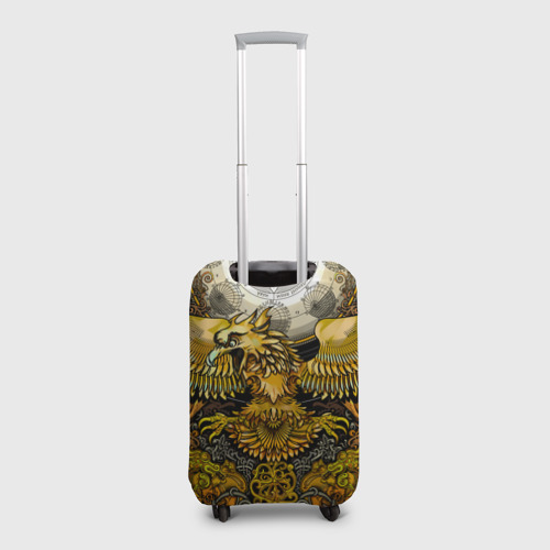 Чехол для чемодана 3D Золотой орёл - славянский орнамент, цвет 3D печать - фото 2