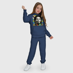 Детский костюм с толстовкой хлопок Боб Марли граффити арт макет - фото 2