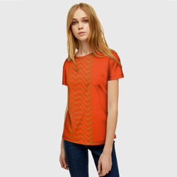 Женская футболка 3D Цвета сицилийского апельсина - фото 2