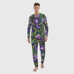 Мужской костюм для дома 3D Ирисы паттерн - фото 2