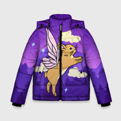 Зимняя куртка для мальчиков 3D Лунный кролик с крыльями
