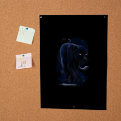 Постер Черный хищник пантера - фото 2