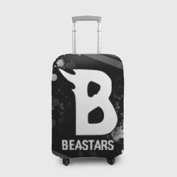 Чехол для чемодана 3D Beastars glitch на темном фоне