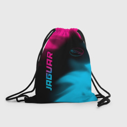 Рюкзак-мешок 3D Jaguar - neon gradient: надпись, символ