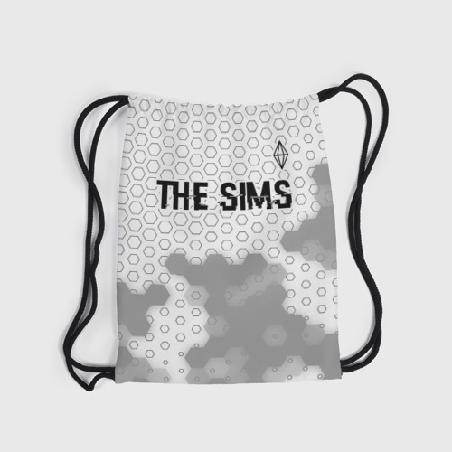 Рюкзак-мешок 3D The Sims glitch на светлом фоне: символ сверху - фото 6