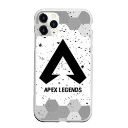 Чехол для iPhone 11 Pro Max матовый Apex Legends glitch на светлом фоне
