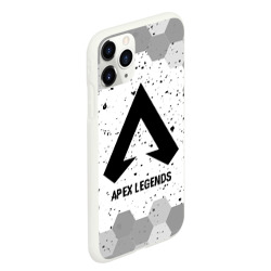 Чехол для iPhone 11 Pro Max матовый Apex Legends glitch на светлом фоне - фото 2