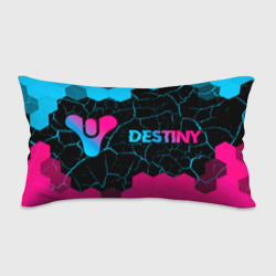 Подушка 3D антистресс Destiny - neon gradient: надпись и символ