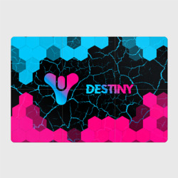 Магнитный плакат 3Х2 Destiny - neon gradient: надпись и символ