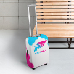 Чехол для чемодана 3D Forza Horizon neon gradient style - фото 2