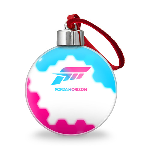 Ёлочный шар Forza Horizon neon gradient style