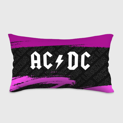 Подушка 3D антистресс AC DC rock Legends: надпись и символ